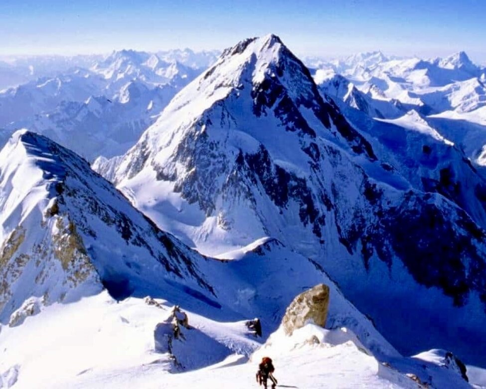 Majestic peaks of Hunza with lush greenery and beautiful landscape