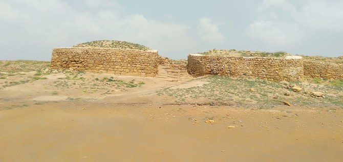 Ruins of an ancient structure in Sindh